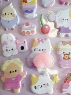 ボンボンドロップシールBonbonDrop ラブブおしりシール8枚シートセット