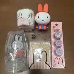 ミッフィー ダイソー クリアカップ アルミカップ ピック フィギュアのサムネイル