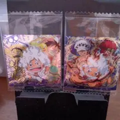 ワンピース　ウエハース　モンキー・D・ルフィ セット