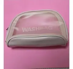 新品未使用 WASHBAG ピンク色 ポーチ