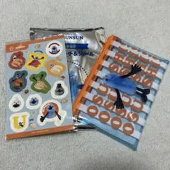 スシローコラボ スンスン クリアポーチ＆シール