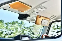 JB64WジムニーJB74Wシエラサンバイザーカバー左右セット新品未使用キャメル