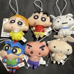クレヨンしんちゃん ぬいぐるみちゃーむ 全6種 コンプリート