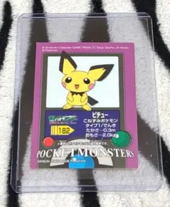 ポケットモンスター ピチュー キッズ シール ポケモン カードケース保管