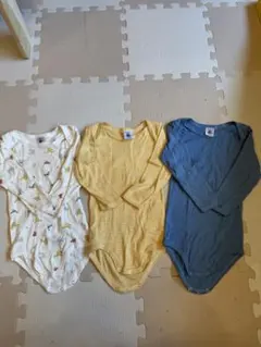 PETIT BATEAU ロンパース 3枚セット 18m/81cmのサムネイル