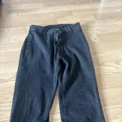 松*様 ブラック フレアデニムパンツ
