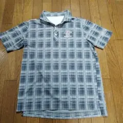 Cutter & Buck チェック柄ポロシャツ　LLサイズ
