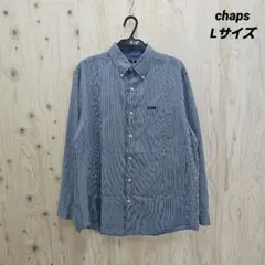 『 CHAPS (アメリカ古着) 』 BDストライプシャツ / Lサイズ