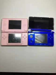 Nintendo DS Lite ピンク & 3DS 青 セット ジャンク品