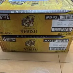 プレミアムエビス 350ml缶 24本セット×2ケース - メルカリ