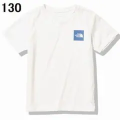ザ ノースフェイス スモール スクエアロゴ 半袖Tシャツ 130cm ホワイト
