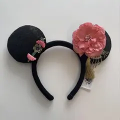 上海ディズニー カチューシャ 黒 ピンクのサムネイル