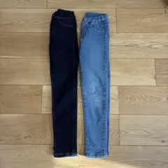 GU スキニーパンツ 130cm 2点セット