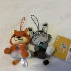 ズートピア2 こてっとぺったん　マスコット　ニック　パウバード