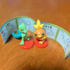 チョコエッグ　ポケットモンスター　旅立ちの３匹　キモリ アチャモ　セット