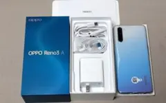 OPPO Reno3 A グラデーションブルー 本体＋付属品 OPPO Reno3 A グラデーションブルー 本体 - メルカリ