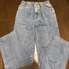 デニムパンツ ウエストゴム