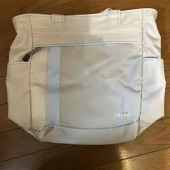미사용 ellesse トートバッグ 베이지