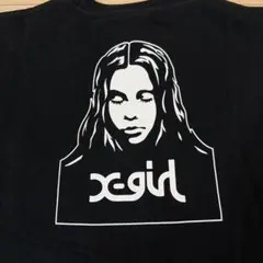X-girl 半袖 バックプリント　Tシャツ ブラック サイズ1のサムネイル
