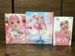 初音ミクフィギュアセット 桜ミク チロルミク ファッションミク