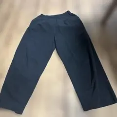 PAIRMANONSTREETキッズ黒のロングパンツ ゴムウエスト