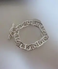 シルバーチェーンブレスレット シェーヌダンクル 925刻印　ブレスレット ブレス