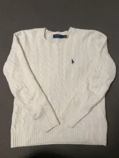 Polo Ralph Lauren ニットセーター M ホワイトのサムネイル