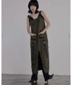 お値下げ中！【AMERI】 MILITARY WORK I LINE DRESS