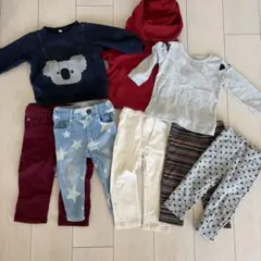 ベビー服80cmまとめ売り 8点　BREEZE 無印良品　西松屋　男の子