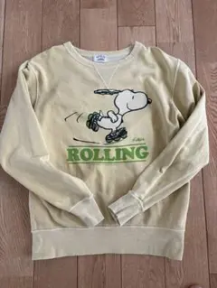スヌーピー　rolling スウェット　Mサイズ