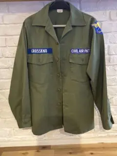 80s US ARMY ユーティリティシャツ 14½ x 33 ミリタリーのサムネイル