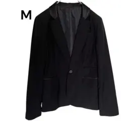 レディース　ジャケット　スーツ　上　M　黒　75