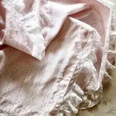 france ロマンチストと薔薇色のピローカバー ヴィンテージ