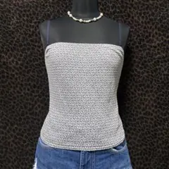 00s Y2K DKNY キャミソール 総柄 ロゴ 平成ギャルのサムネイル