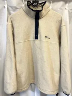 L.L.Bean ハーフジップ 90s ヴィンテージ フリース クリーム