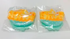 ぱくっと！ ふわふわカップケーキ レモン 2個セット ぬい 黄色