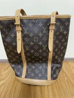 ルイヴィトン トートバッグ バケットGM モノグラム バケツ型 PVC レザー