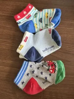 ミキハウス　靴下3足　15〜17センチ