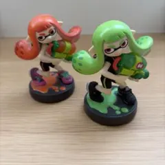 スプラトゥーン フィギュア ガール2体アミーボ　amiibo