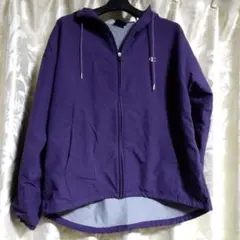 Champion フード付きパープルジャンパー(M~L)