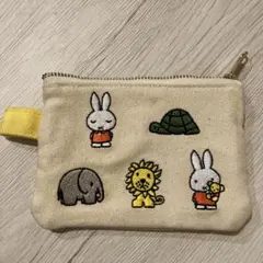miffy ミッフィー 刺繍 キャンバス ポーチのサムネイル