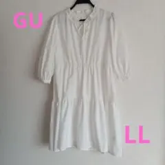 GU　ティアード フリル  レディース ワンピース　XL