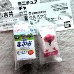 【牛乳パックミニチュアセット】佐渡牛乳&小岩井まきば
