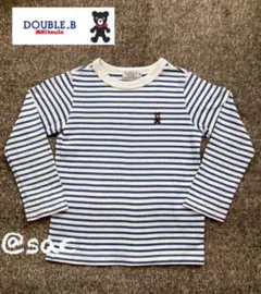 【再値下げしました】ミキハウス ダブルビー ロンT 110