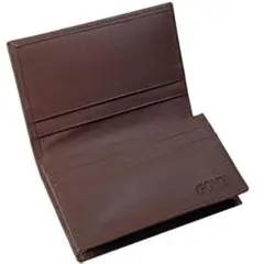 【新品】名刺入れ　メンズ ナッパレザー 本革 ブラウン