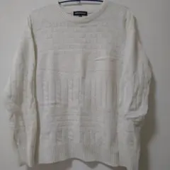 semantc design ホワイトセーター Sサイズ