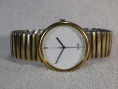 ALBA SIDE-B V306-6420メンズ時計・電池交換済み・ホワイト美品