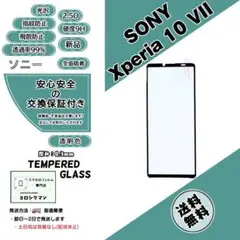 2枚Xperia 10 VII ガラスフィルムe