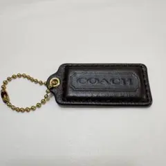 COACH コーチ バッグチャーム ハングタグ 2点セット（レザー＆メタル
