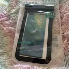 スマホ 防水ケース IPX8認定 完全防水 雨 スマホ用 防水バック 黒